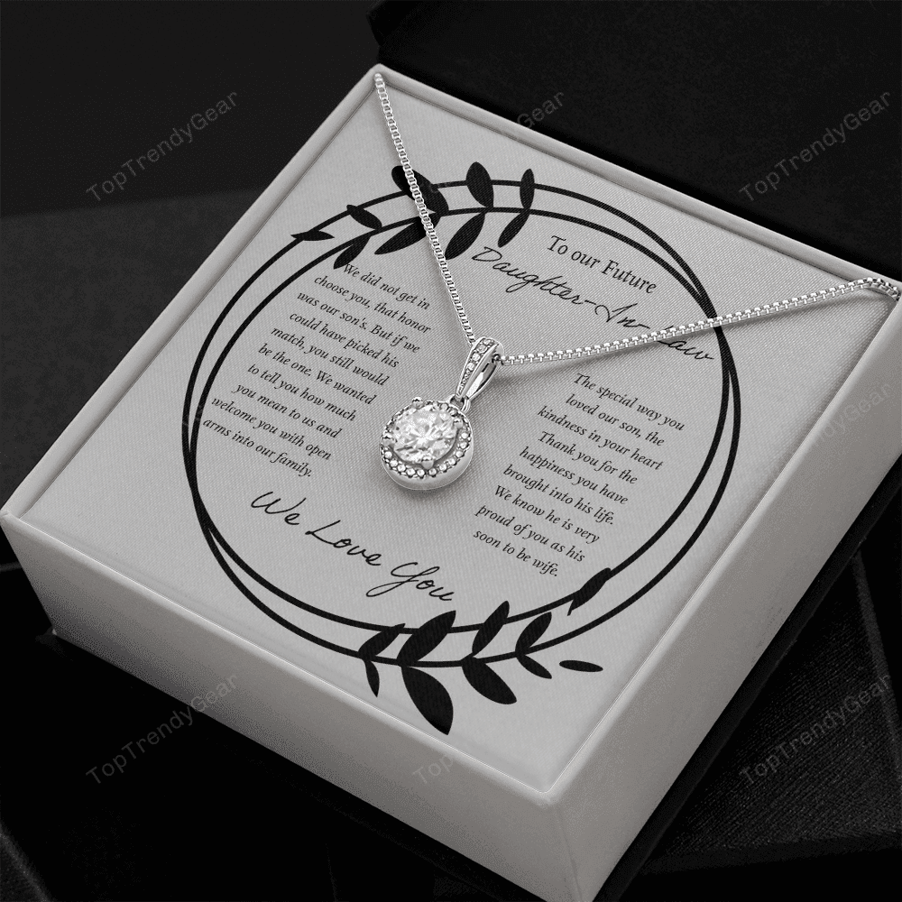 We Love You Gift For Daughter In Law Eternal Hope Necklace