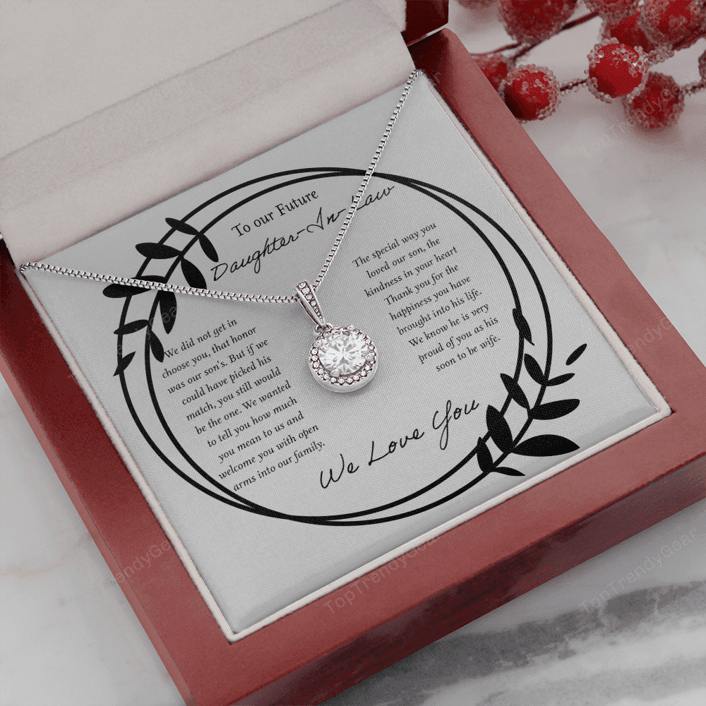 We Love You Gift For Daughter In Law Eternal Hope Necklace