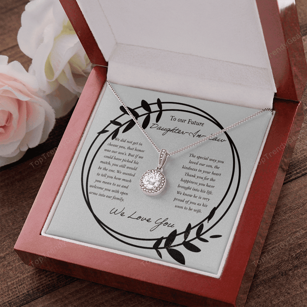 We Love You Gift For Daughter In Law Eternal Hope Necklace