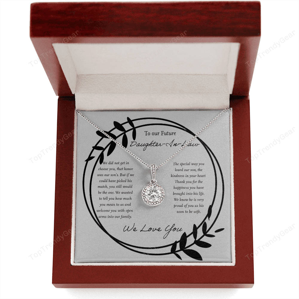 We Love You Gift For Daughter In Law Eternal Hope Necklace