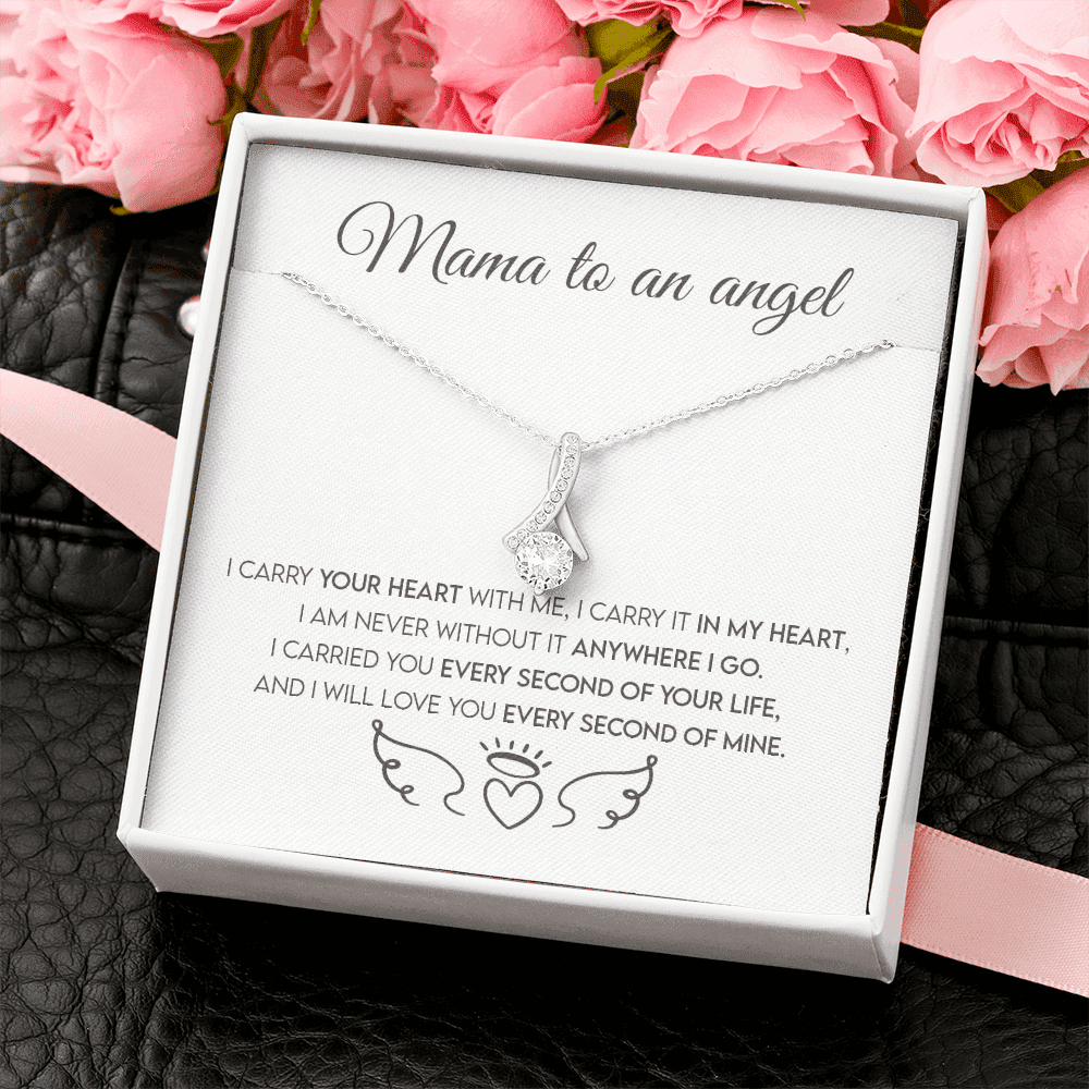 Mama To An Angel, Miscarriage Keepsake, Angel Baby, Pregnancy Loss, Bereavement Gift Alluring Beauty Necklace