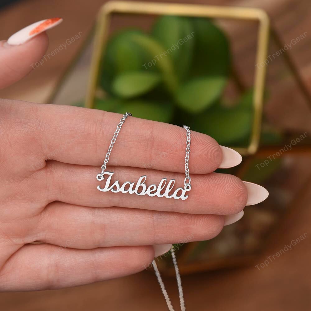 Mom Necklace You Are The Strongest Gift From Son To Mom Personalized Name Necklace