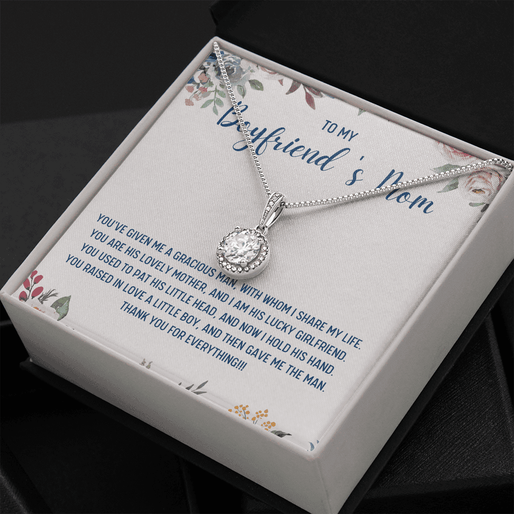 Gift For Boyfriend's Mom You've Given Me A Gracious Man Eternal Hope Necklace