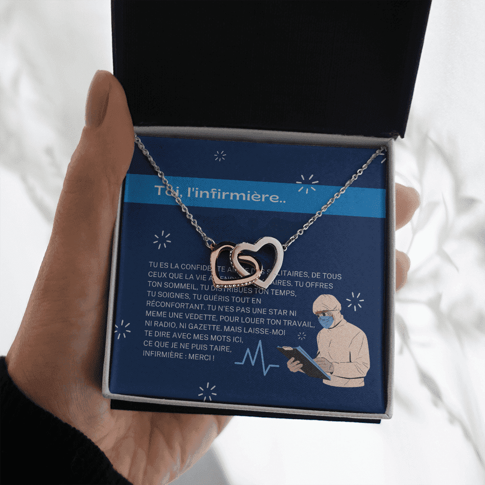 Toi Linfirmire Interlocking Heart Necklace 