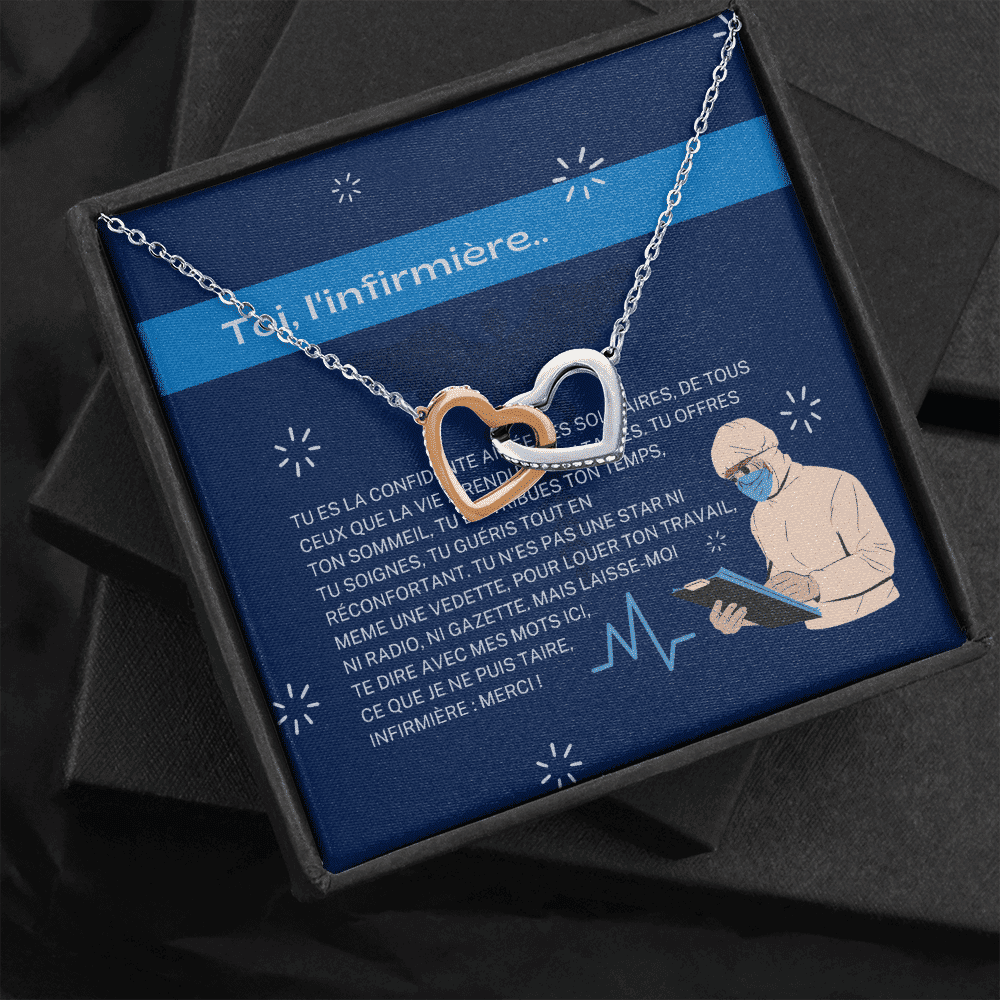 Toi Linfirmire Interlocking Heart Necklace 