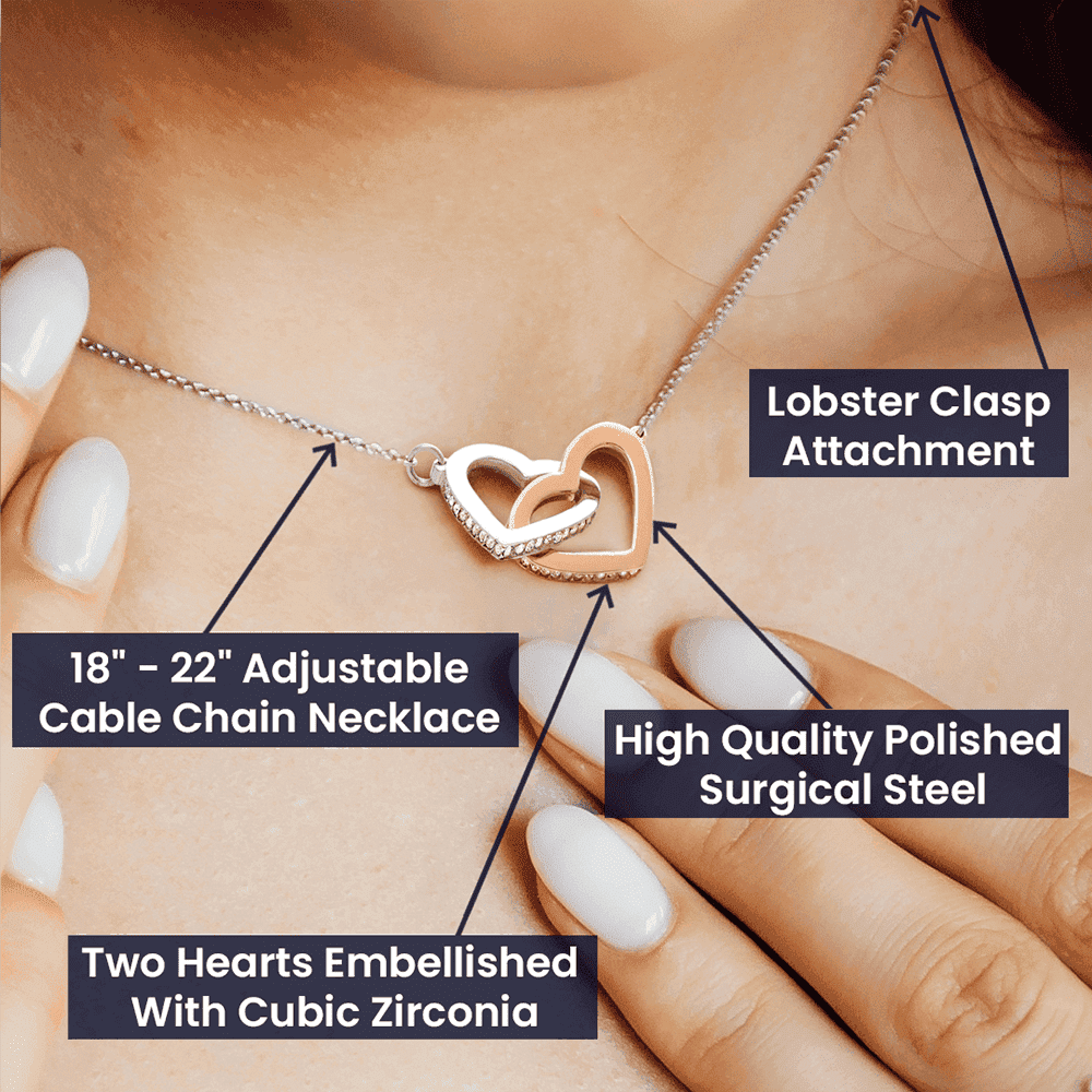 Toi Linfirmire Interlocking Heart Necklace 