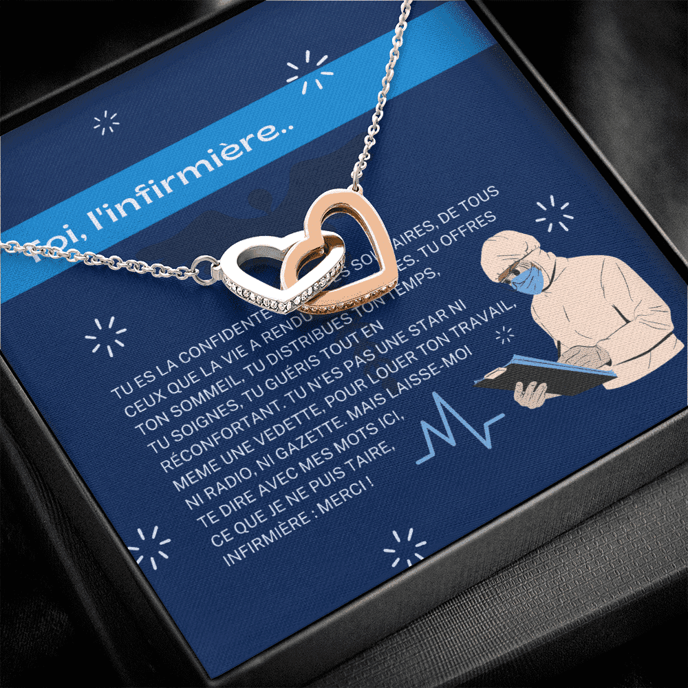 Toi Linfirmire Interlocking Heart Necklace 