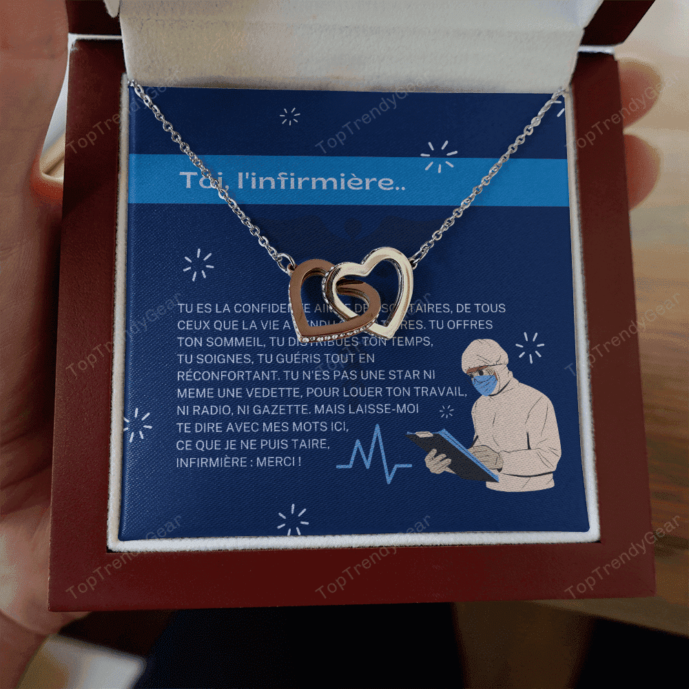 Toi Linfirmire Interlocking Heart Necklace 