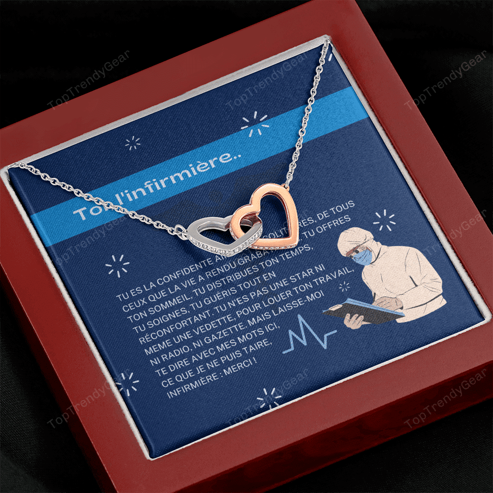 Toi Linfirmire Interlocking Heart Necklace 