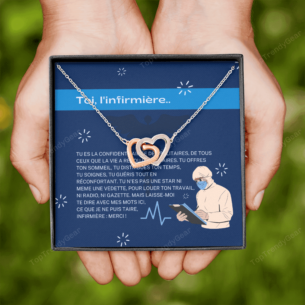 Toi Linfirmire Interlocking Heart Necklace 