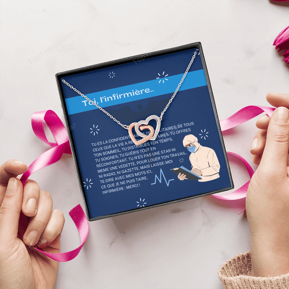 Toi Linfirmire Interlocking Heart Necklace 