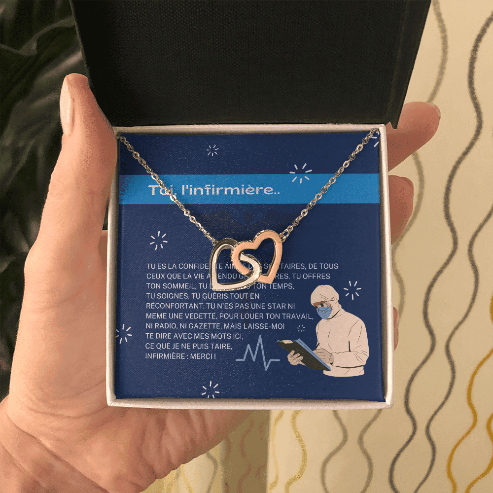 Toi Linfirmire Interlocking Heart Necklace 