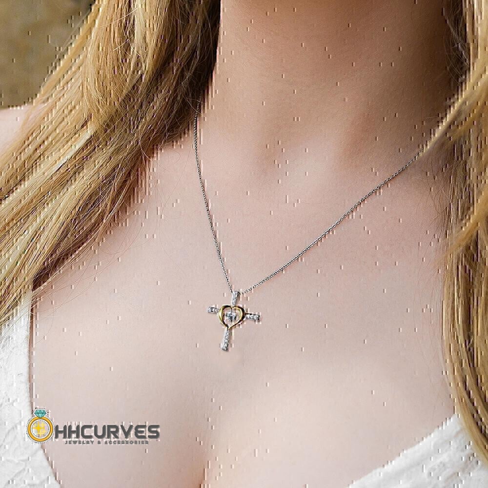 Retirement Gift Never Forget The Difference You Have Made Best Gift For Her Cross Dancing Necklace 