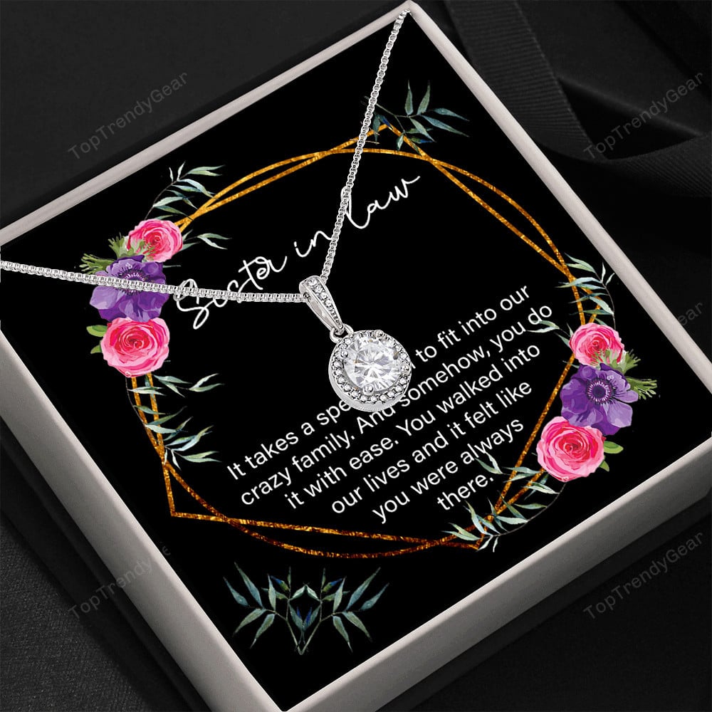 Gift For Sister In Law It Takes A Special Girl To Fit Into Our Family Eternal Hope Necklace