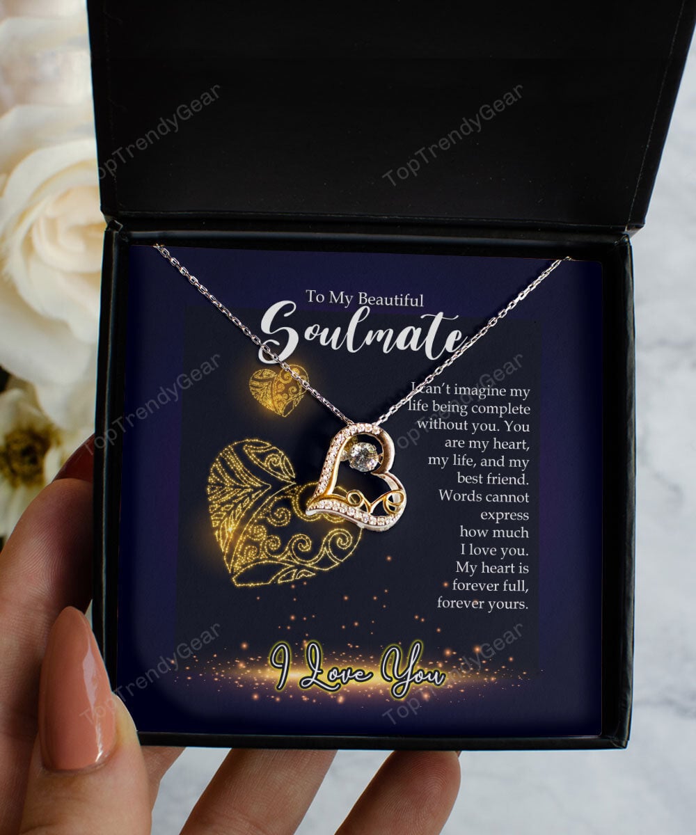 To Soulmate Romantic Meaningful Gift For Her Love Dancing Necklace