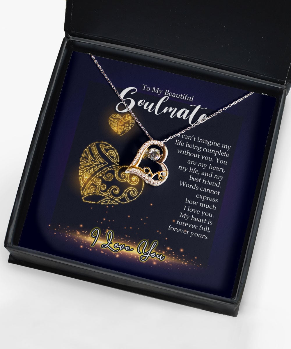 To Soulmate Romantic Meaningful Gift For Her Love Dancing Necklace