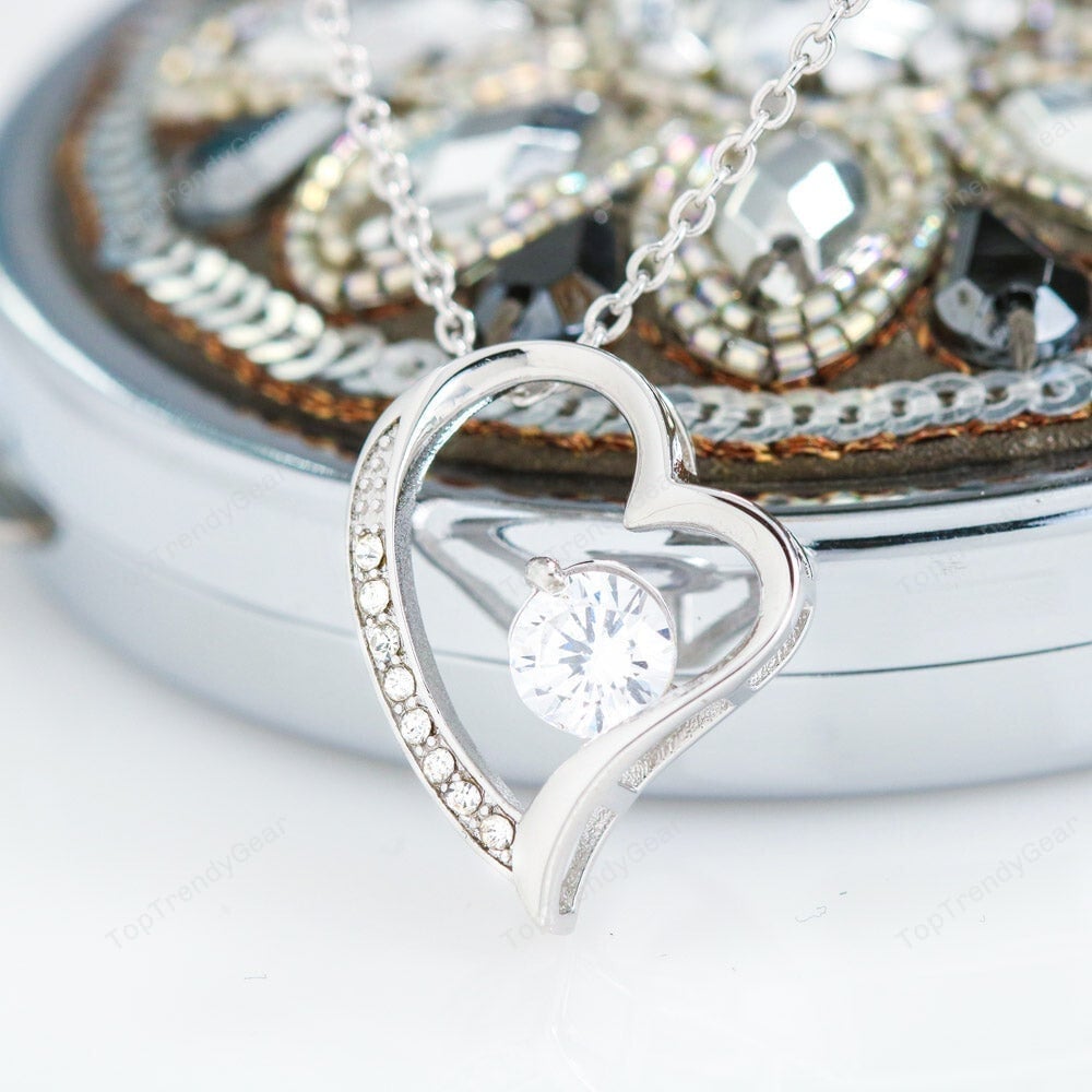 Gift For Sister You're My Sister And So Much More Forever Love Necklace