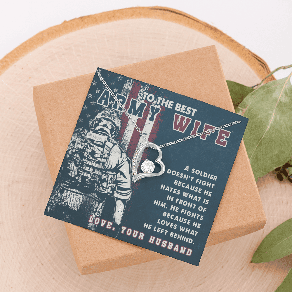 To Branches Wife A Soldier He Fights Because He Loves What He Left Behind Forever Love Necklace