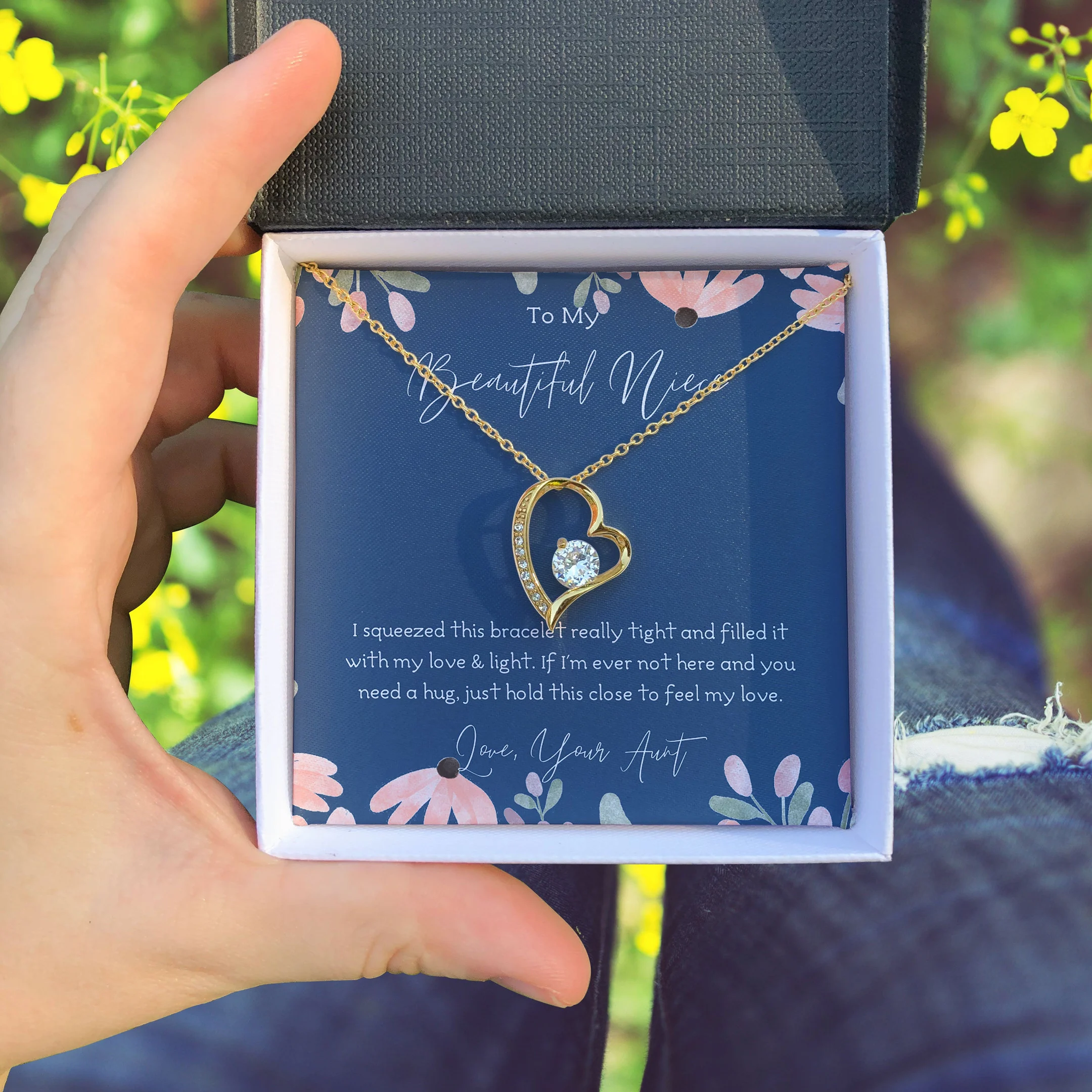 Aunt Gift For Niece If I'm Ever Not Here Forever Love Necklace