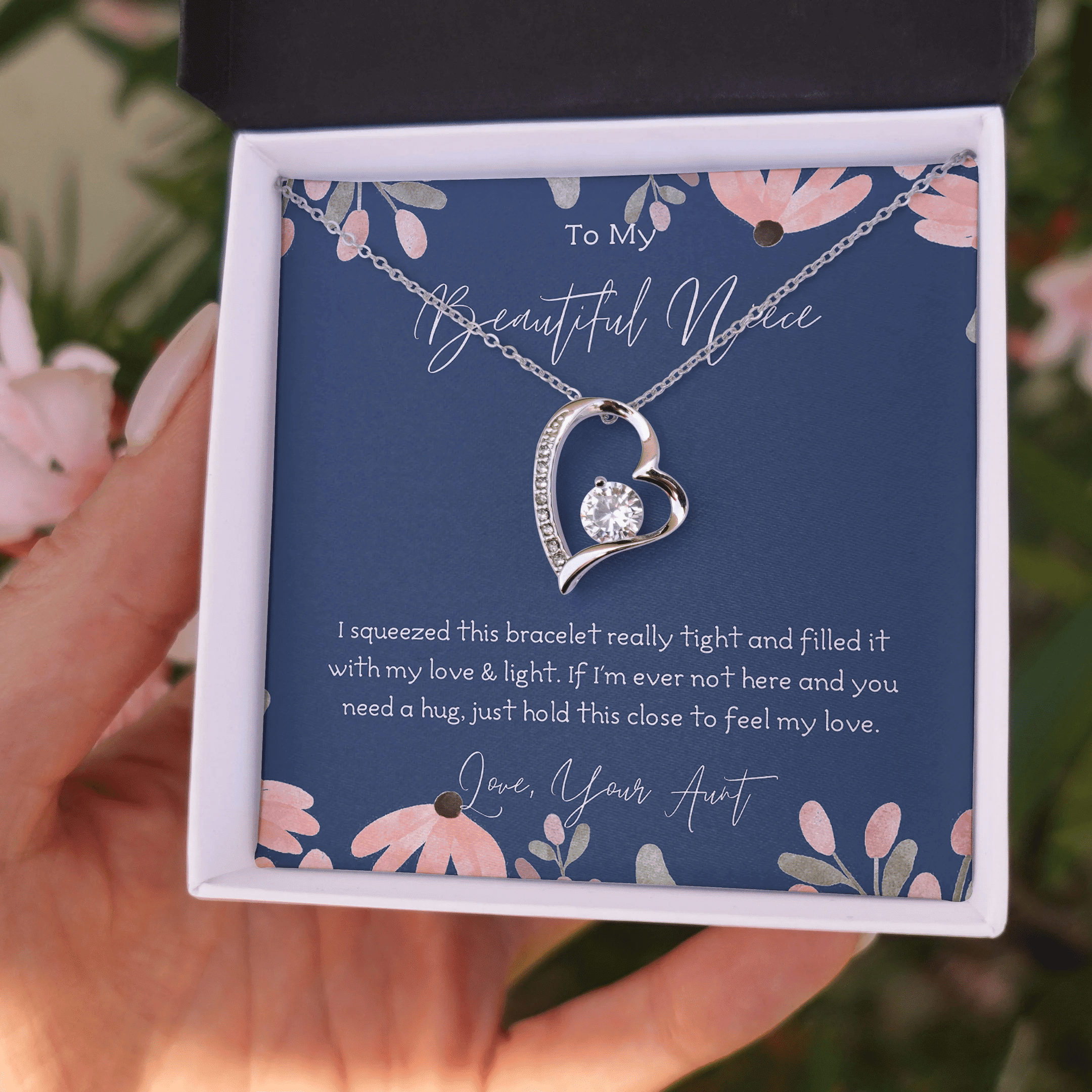 Aunt Gift For Niece If I'm Ever Not Here Forever Love Necklace