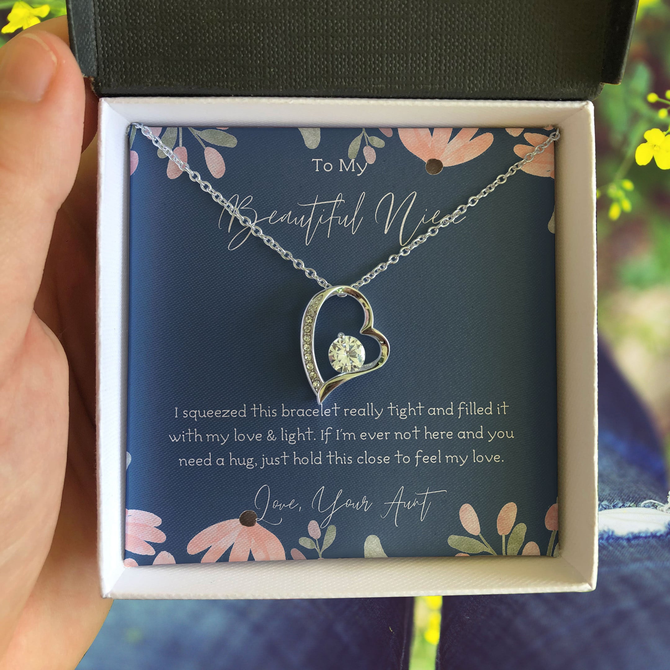 Aunt Gift For Niece If I'm Ever Not Here Forever Love Necklace