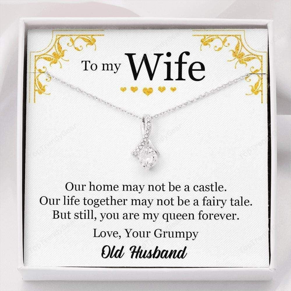 You're My Queen Forever Alluring Beauty Necklace Giving Wife From Husband 