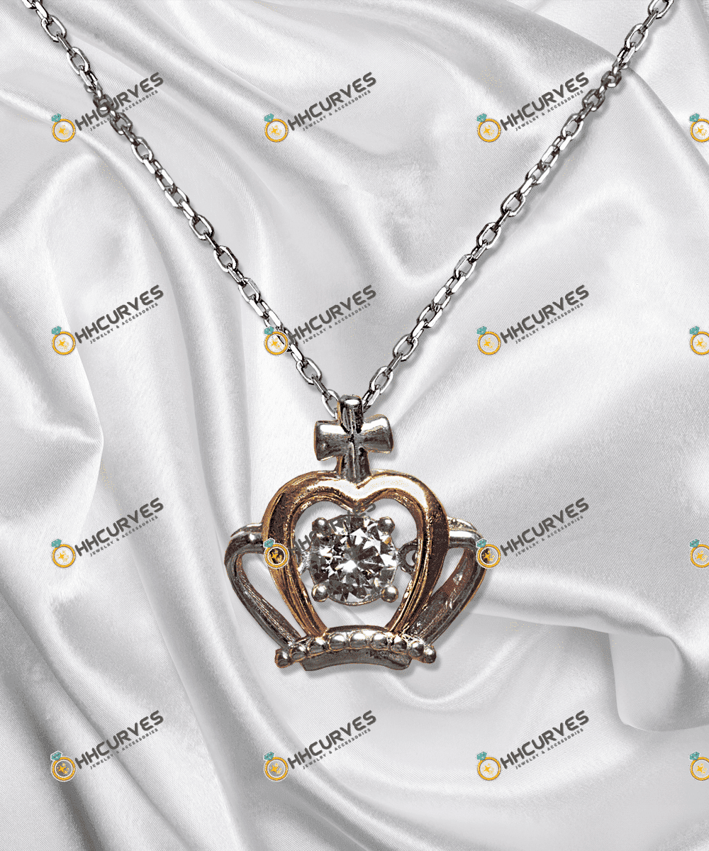To My Mom You Will Always Be My Loving Mother Crown Necklace 