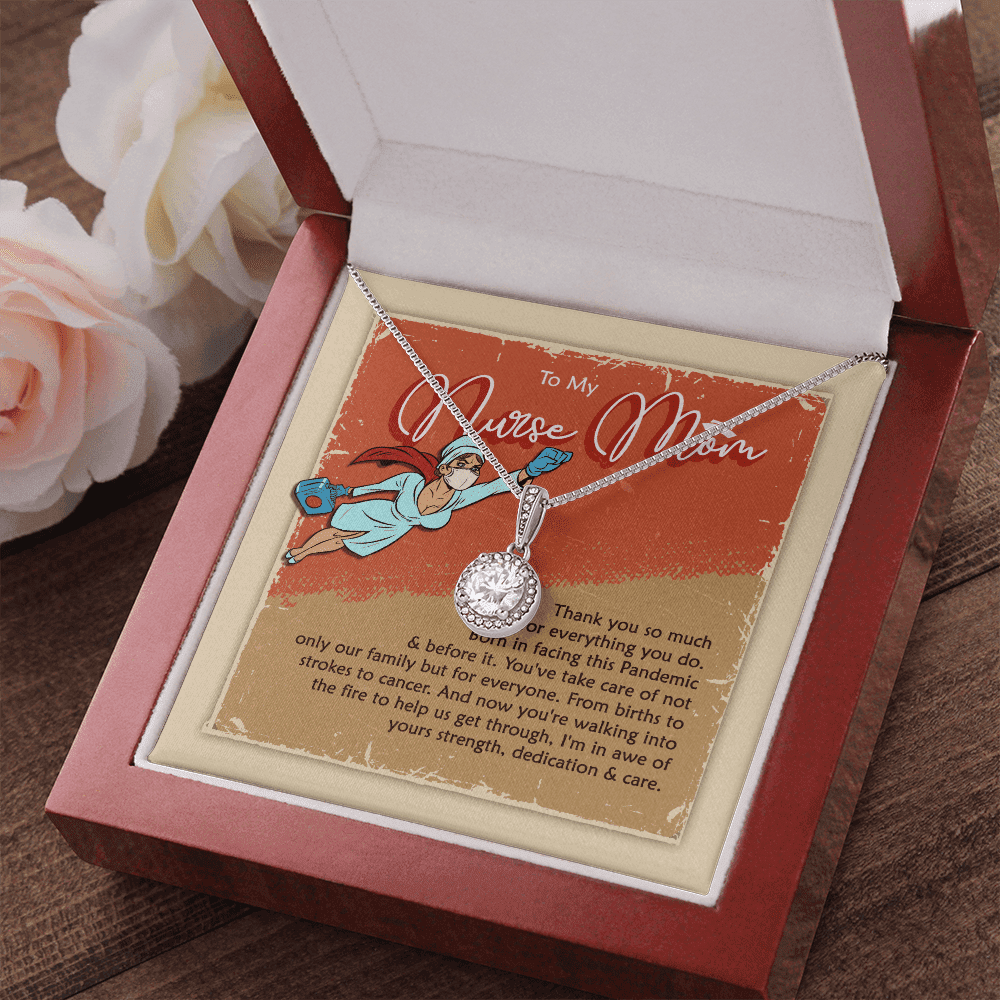 Thanks So Much For Everything You Do Giving Nurse Mom Eternal Hope Necklace