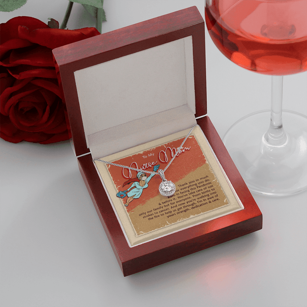 Thanks So Much For Everything You Do Giving Nurse Mom Eternal Hope Necklace