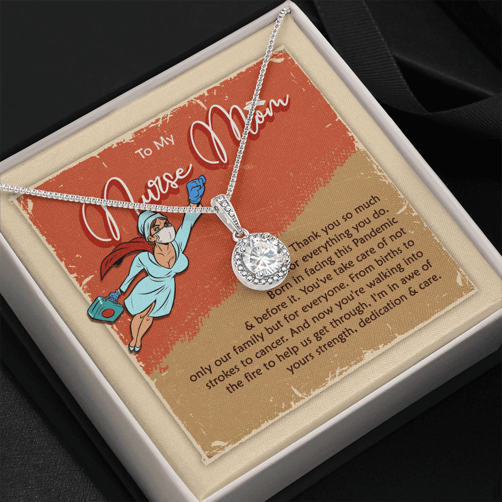 Thanks So Much For Everything You Do Giving Nurse Mom Eternal Hope Necklace