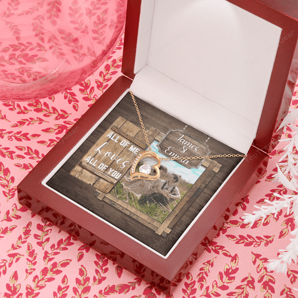 All Of Me Loves All Of You Custom Name And Photo Forever Love Necklace Gift For Her