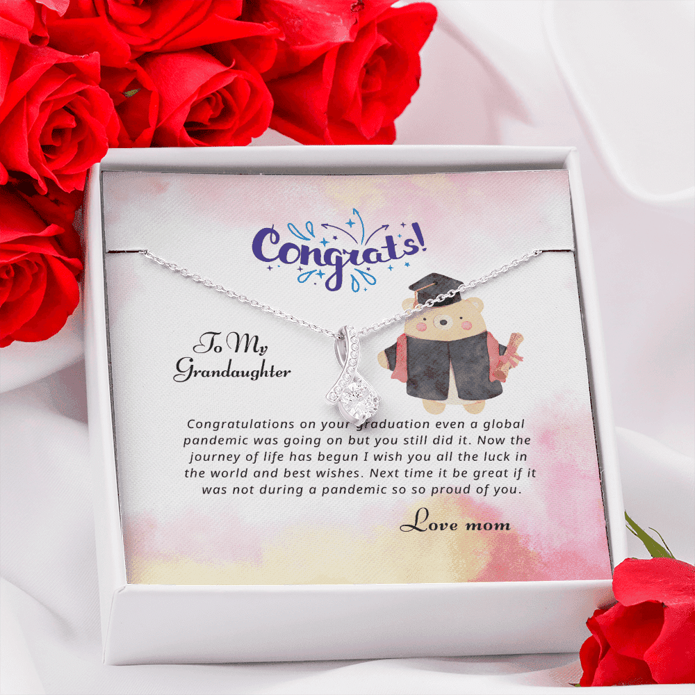 Now The Journey Of Life Has Begun Alluring Beauty Necklace Gift For Granddaughter 