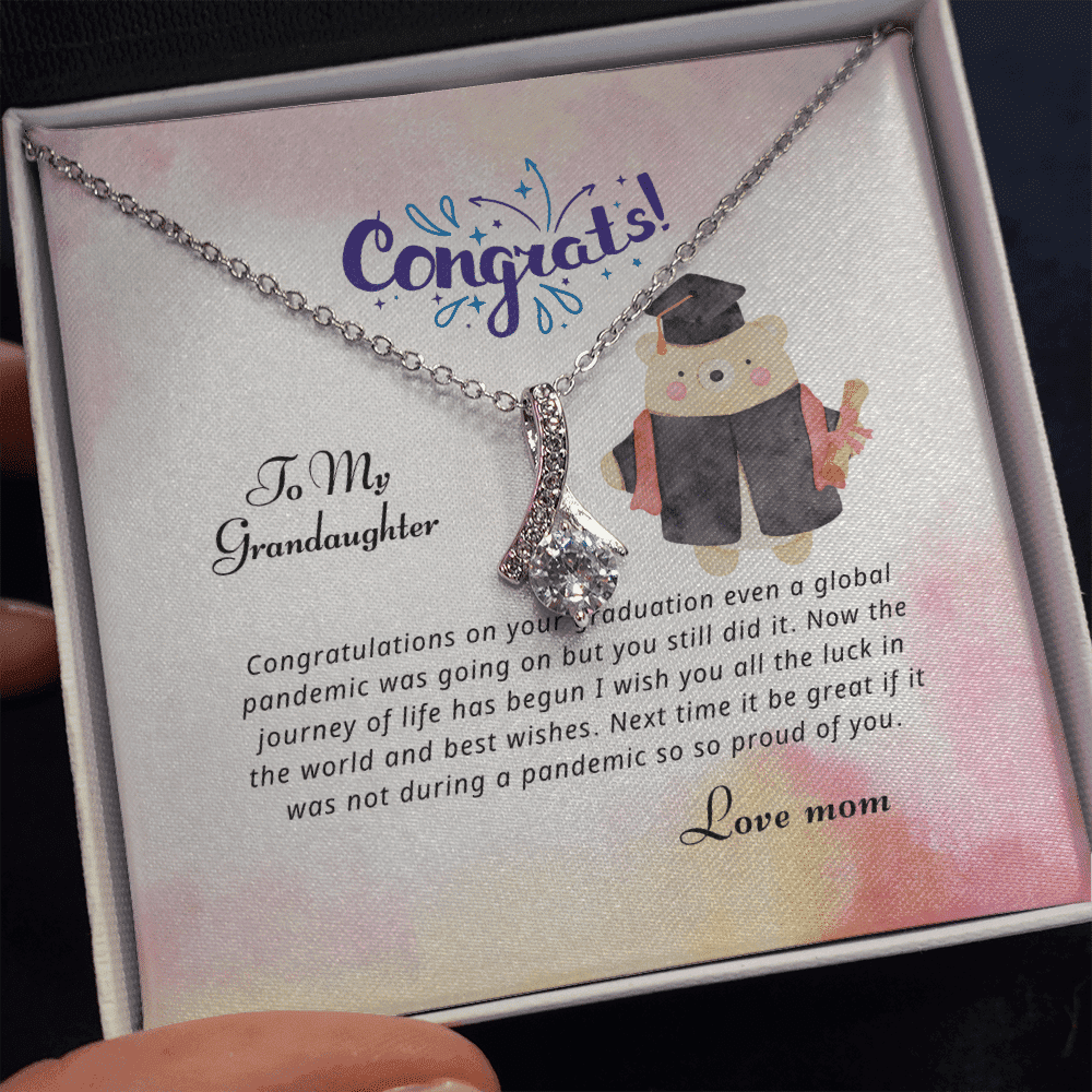 Now The Journey Of Life Has Begun Alluring Beauty Necklace Gift For Granddaughter 
