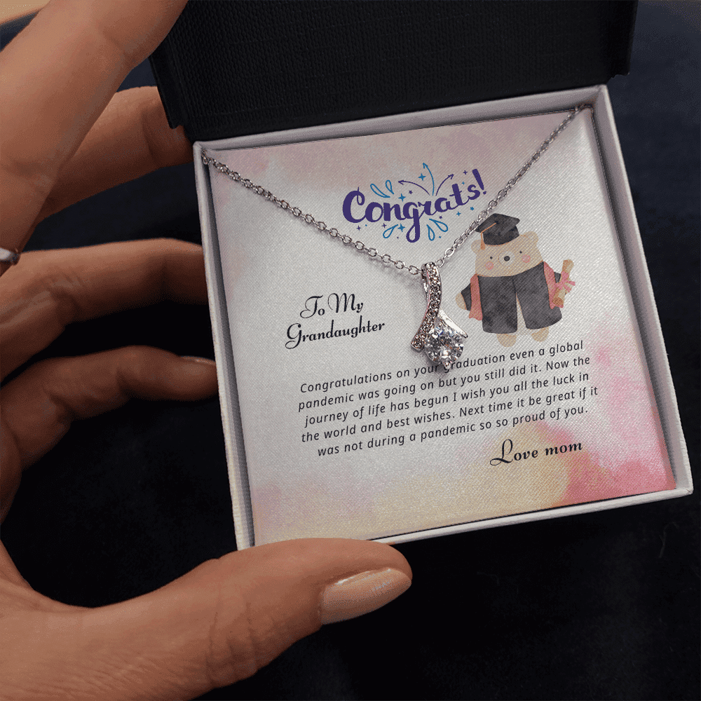 Now The Journey Of Life Has Begun Alluring Beauty Necklace Gift For Granddaughter 