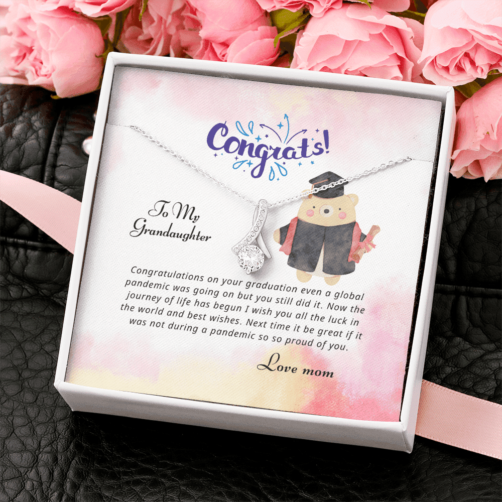 Now The Journey Of Life Has Begun Alluring Beauty Necklace Gift For Granddaughter 