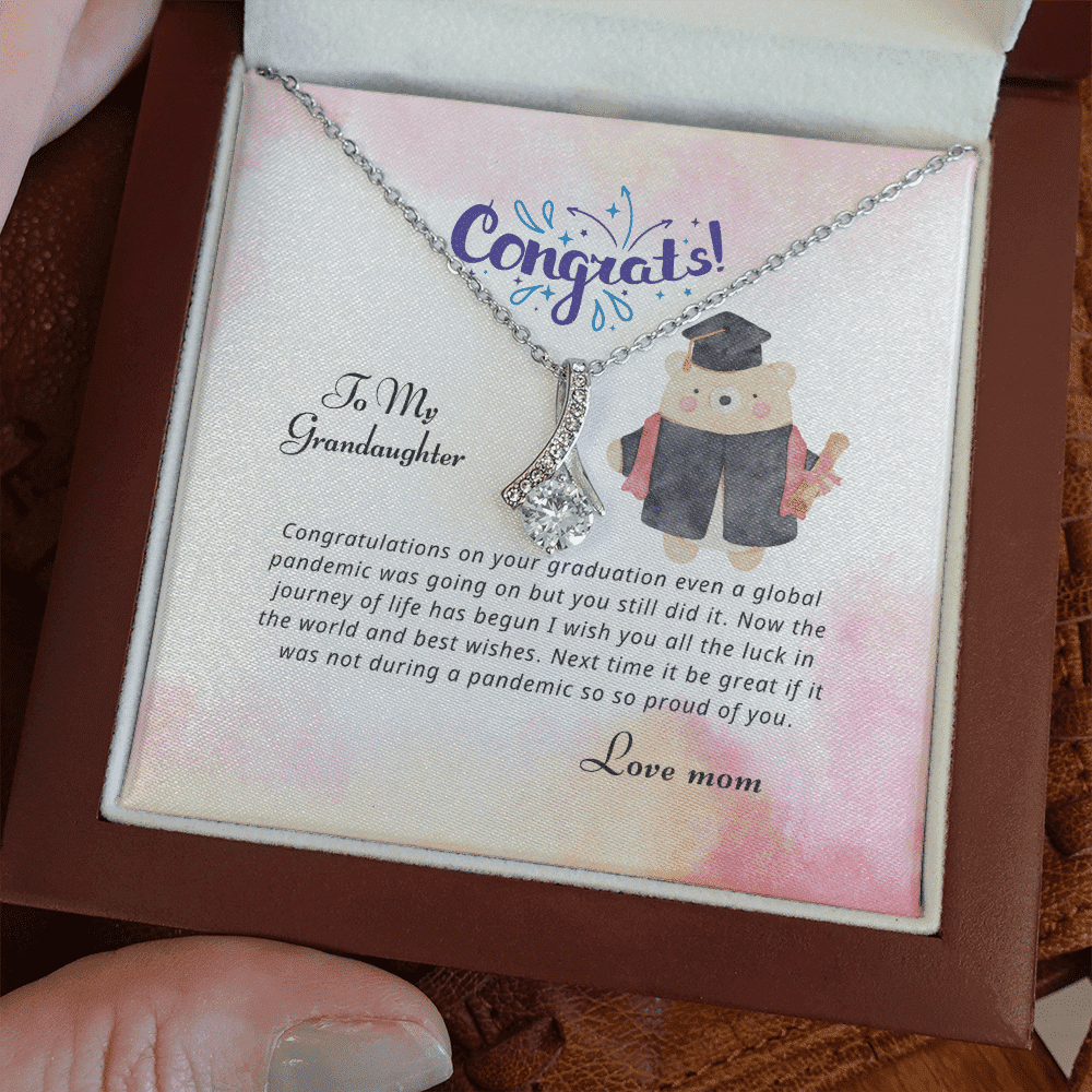 Now The Journey Of Life Has Begun Alluring Beauty Necklace Gift For Granddaughter 