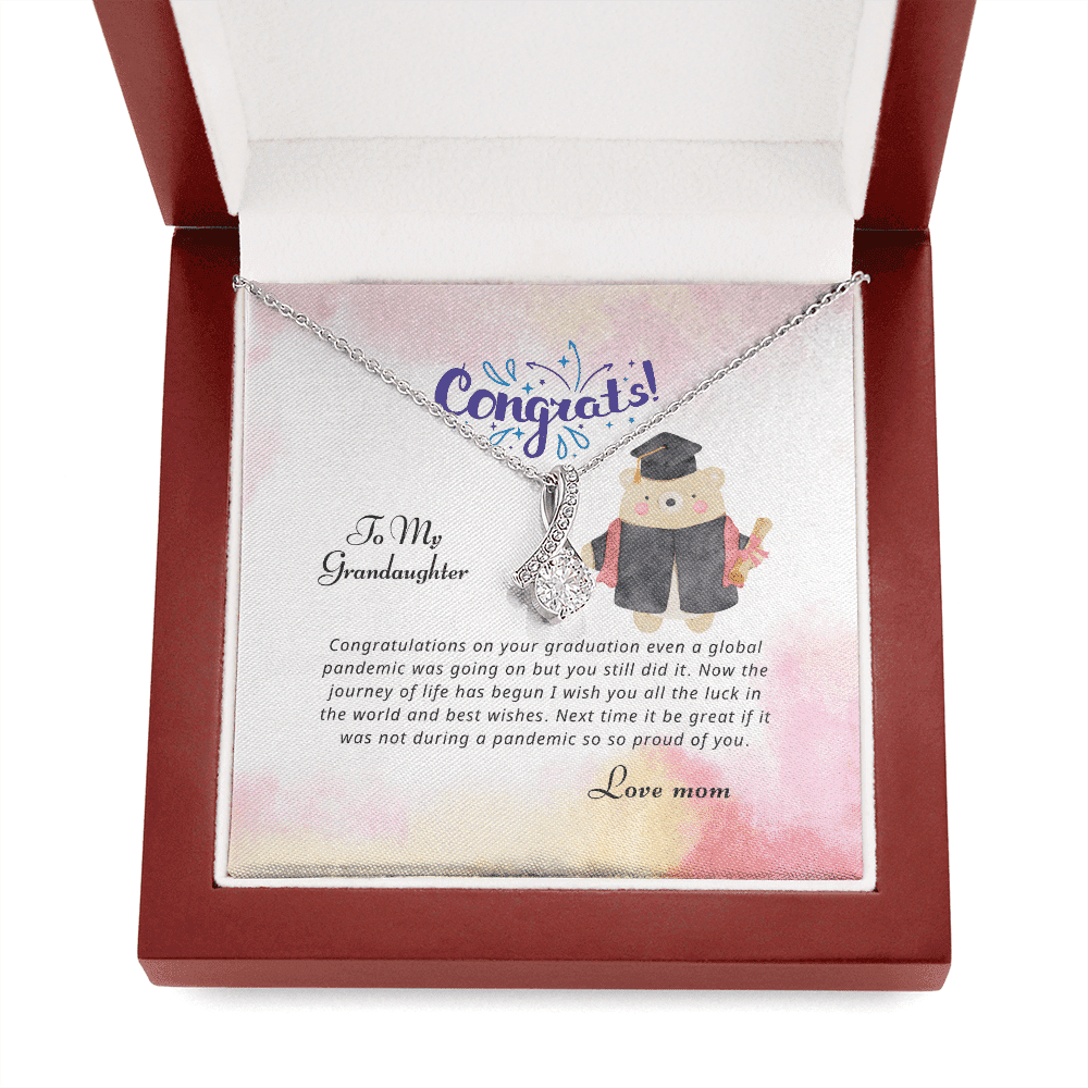Now The Journey Of Life Has Begun Alluring Beauty Necklace Gift For Granddaughter 