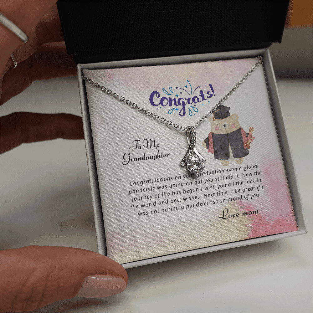 Now The Journey Of Life Has Begun Alluring Beauty Necklace Gift For Granddaughter 