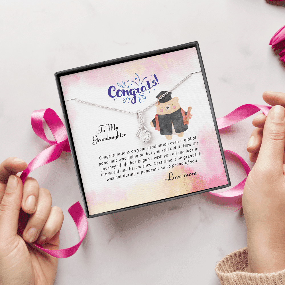 Now The Journey Of Life Has Begun Alluring Beauty Necklace Gift For Granddaughter 