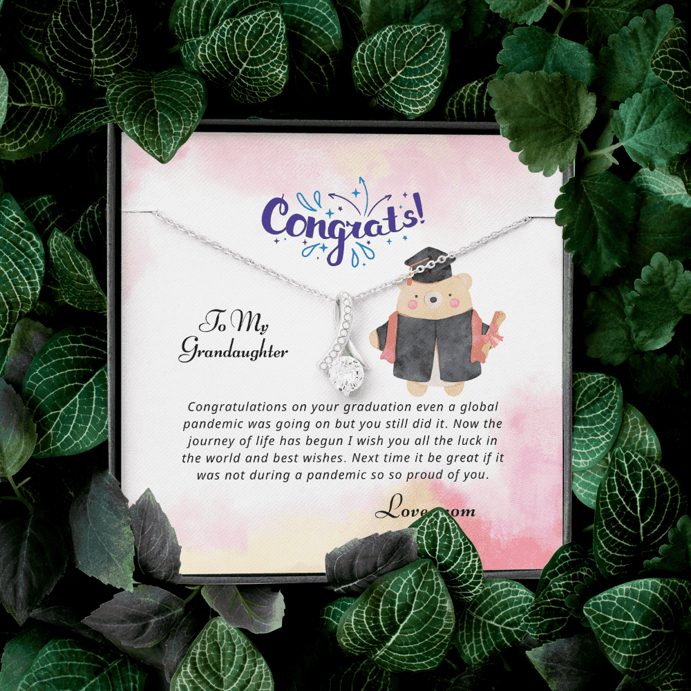 Now The Journey Of Life Has Begun Alluring Beauty Necklace Gift For Granddaughter 