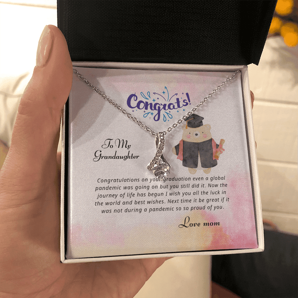 Now The Journey Of Life Has Begun Alluring Beauty Necklace Gift For Granddaughter 