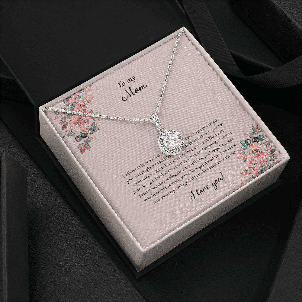 Gift For Mom My Endless Love For You Eternal Hope Necklace