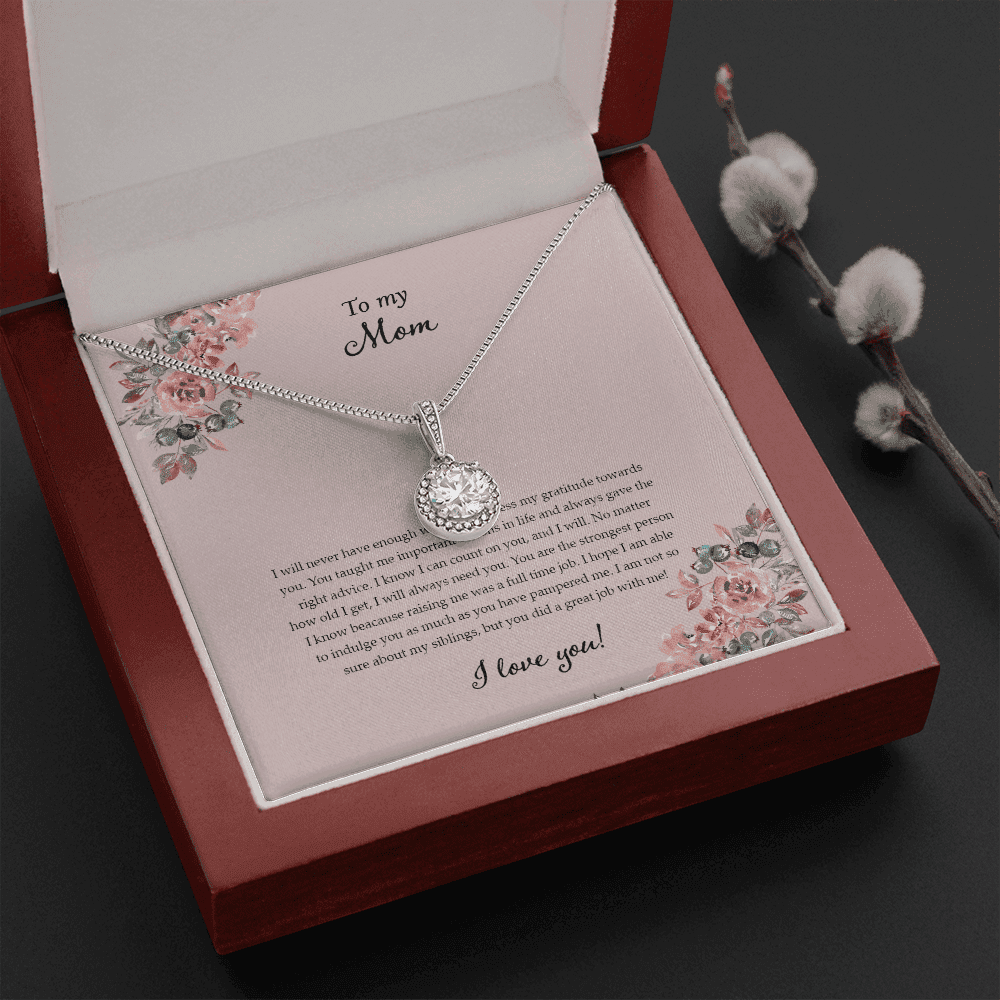 Gift For Mom My Endless Love For You Eternal Hope Necklace