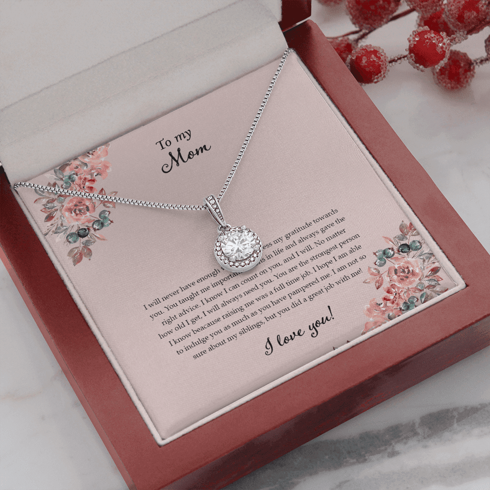 Gift For Mom My Endless Love For You Eternal Hope Necklace
