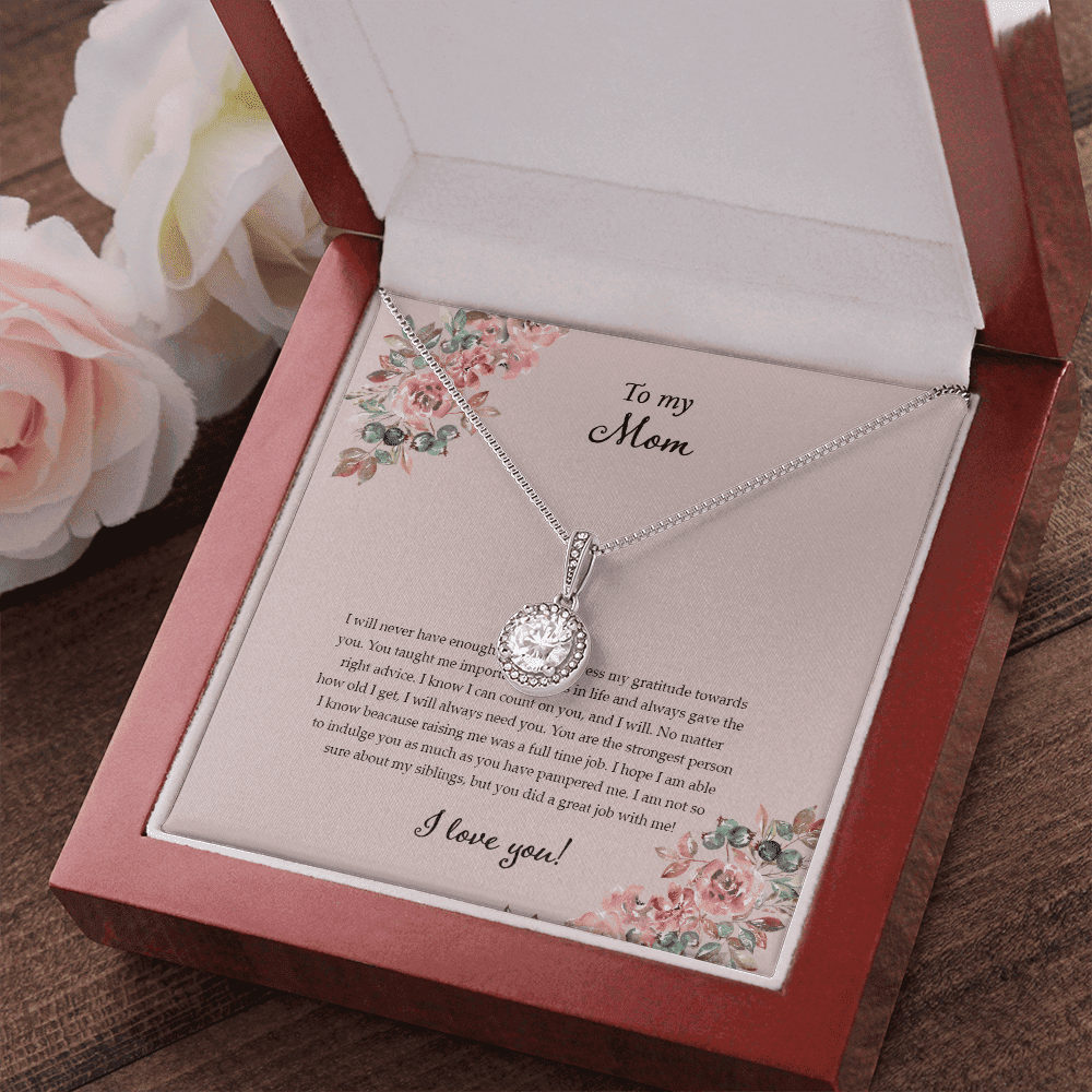 Gift For Mom My Endless Love For You Eternal Hope Necklace