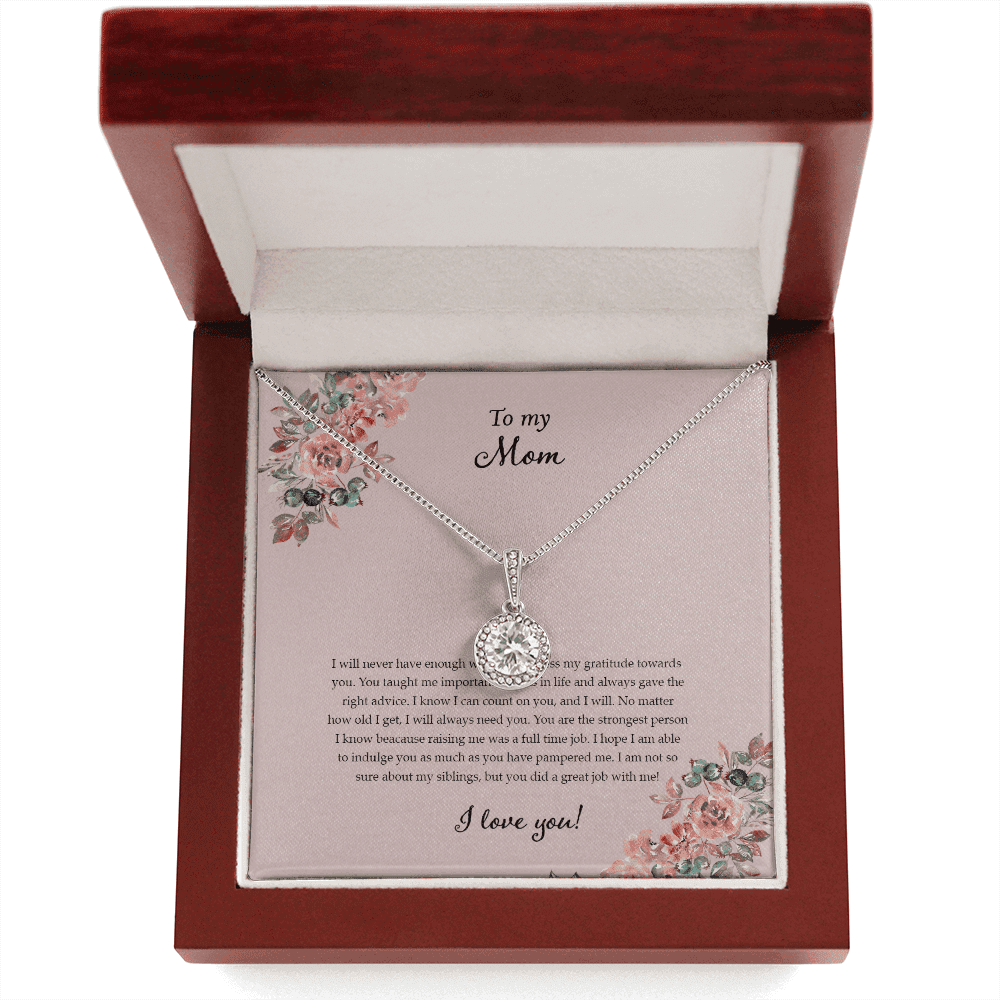 Gift For Mom My Endless Love For You Eternal Hope Necklace