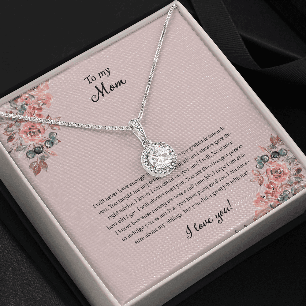 Gift For Mom My Endless Love For You Eternal Hope Necklace