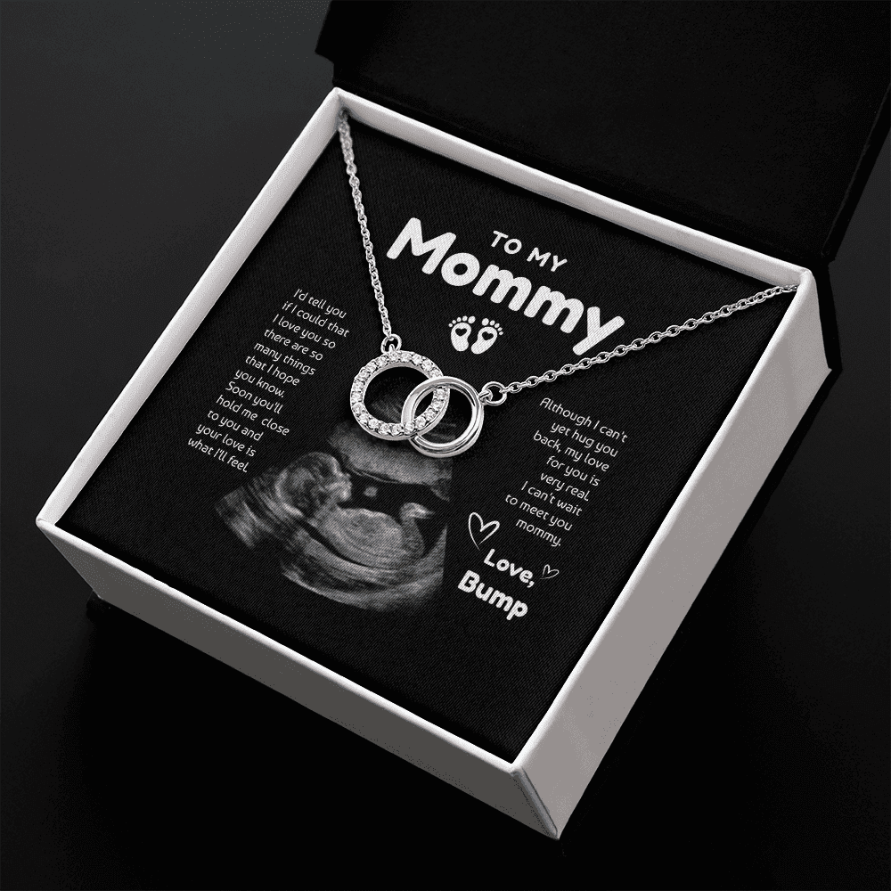To My Mommy Soon You Will Hold Me Close To You Custom Name And Photo Perfect Pair Necklace Gift For Mom 