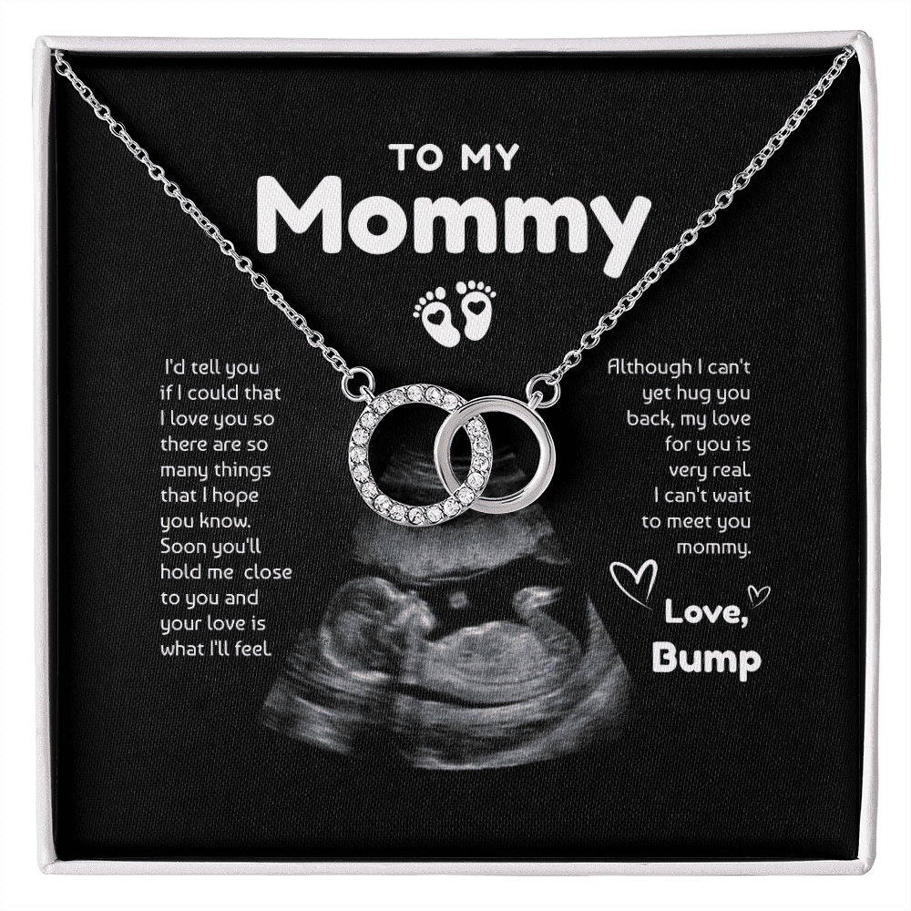 To My Mommy Soon You Will Hold Me Close To You Custom Name And Photo Perfect Pair Necklace Gift For Mom 