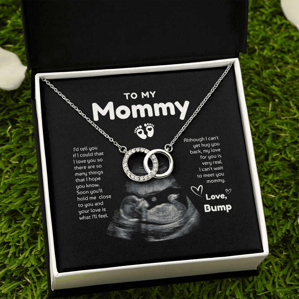 To My Mommy Soon You Will Hold Me Close To You Custom Name And Photo Perfect Pair Necklace Gift For Mom 